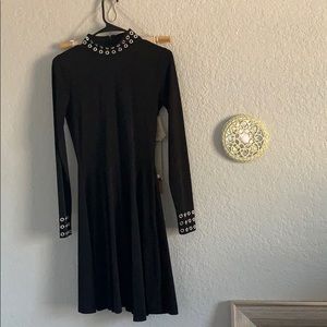 Michael Kors Black Skater Dress